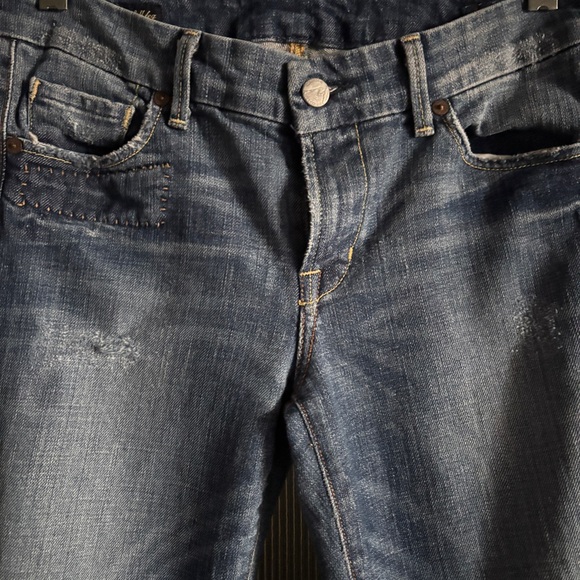 Citizens of Humanity Faye Low Rise Flare Jeans 28 Original Length Made in USA - Picture 3 of 13